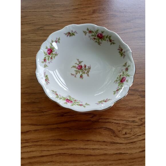 Lot of 6 Vintage Johann Haviland Moss Rose 7" Soup Bowl Collectible - Picture 1 of 4